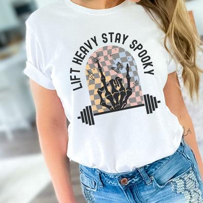 Lift Heavy Stay Spooky Shirt