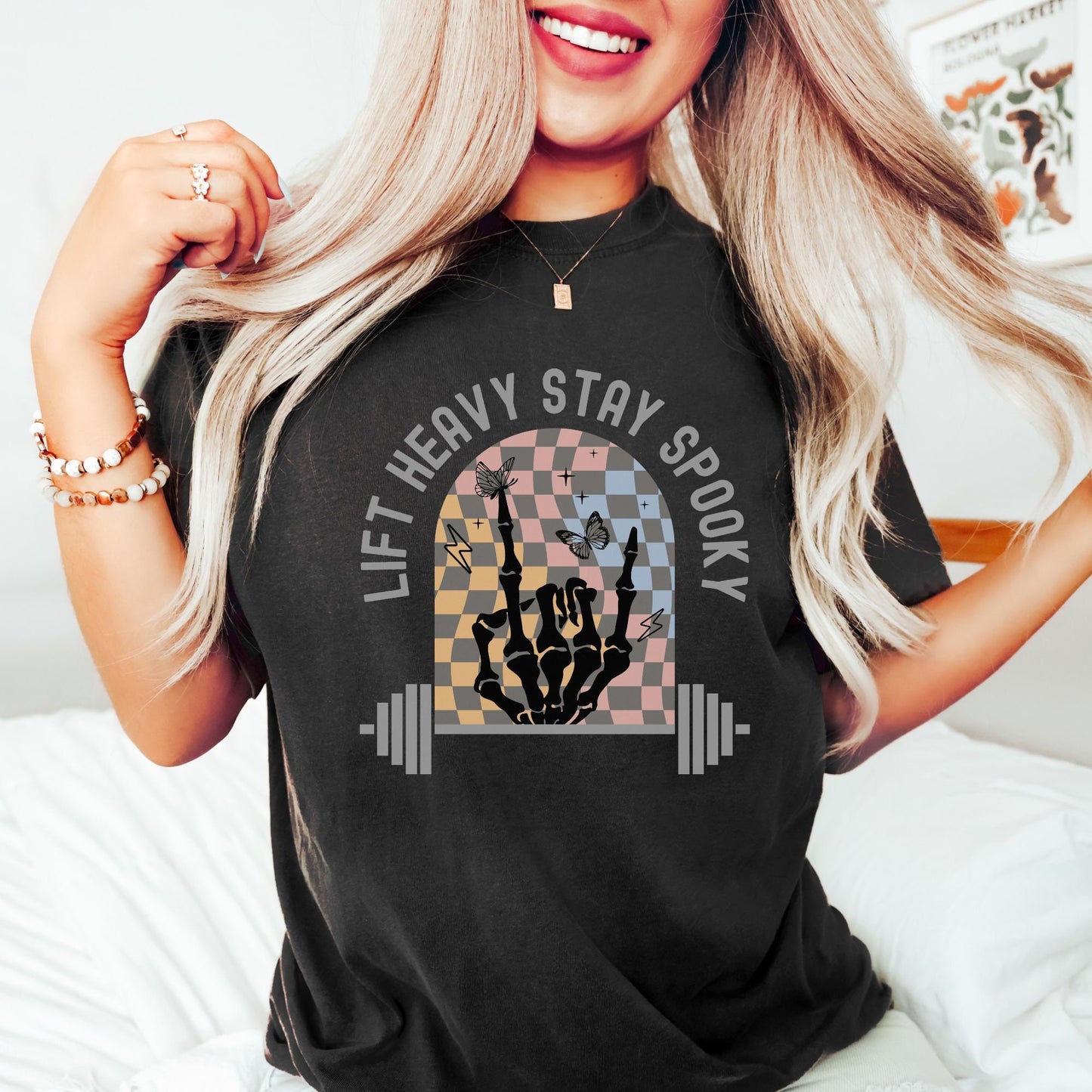 Lift Heavy Stay Spooky Shirt