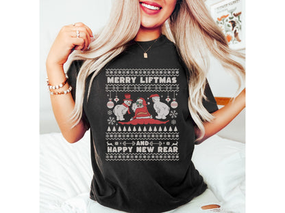 Ugly Sweater Christmas Workout Shirt