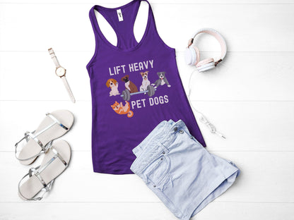 Lift Heavy Pet Dogs Fitness Tank Top