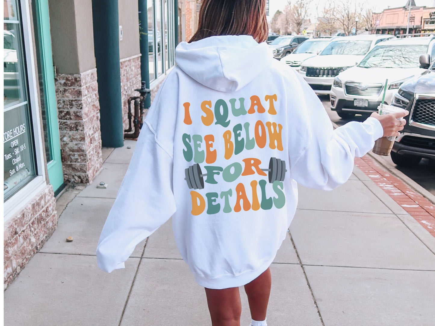 I Squat See Below for Details Sweatshirt