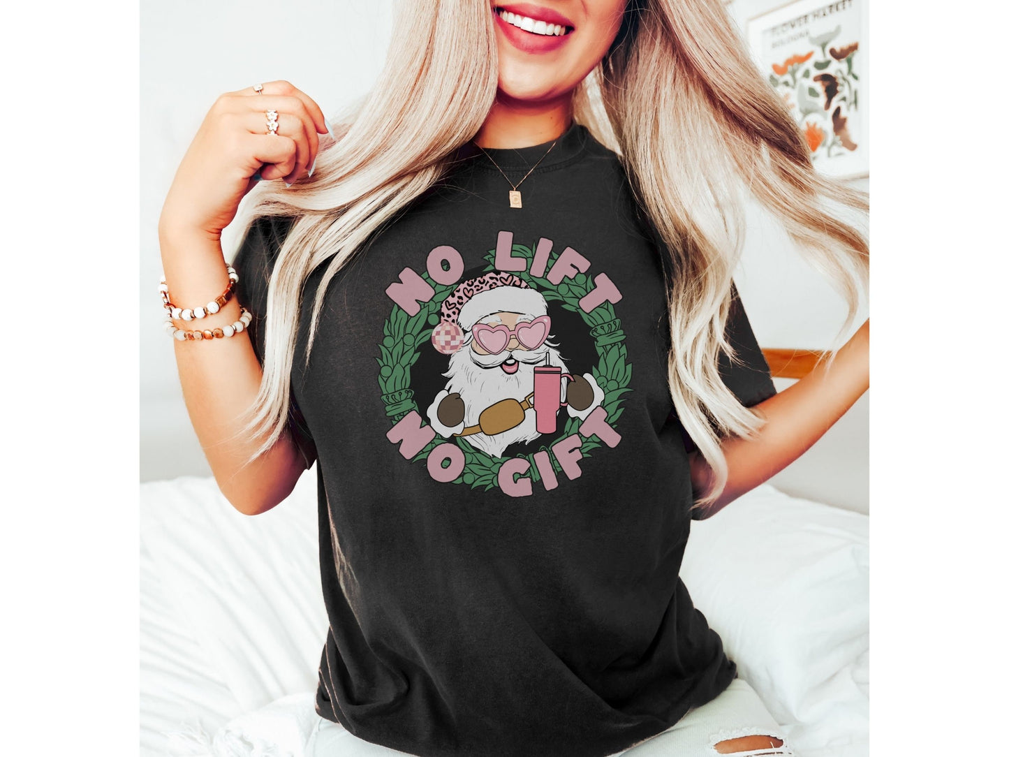 No Lift No Gift Christmas Workout Shirt