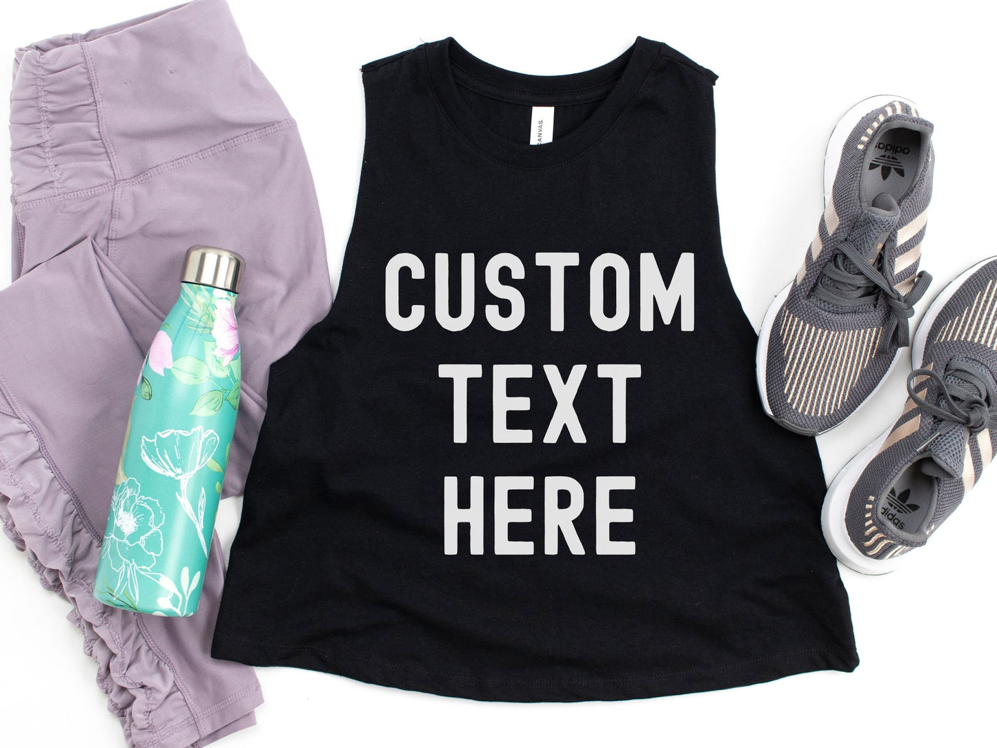 Custom Workout Crop Tank Top