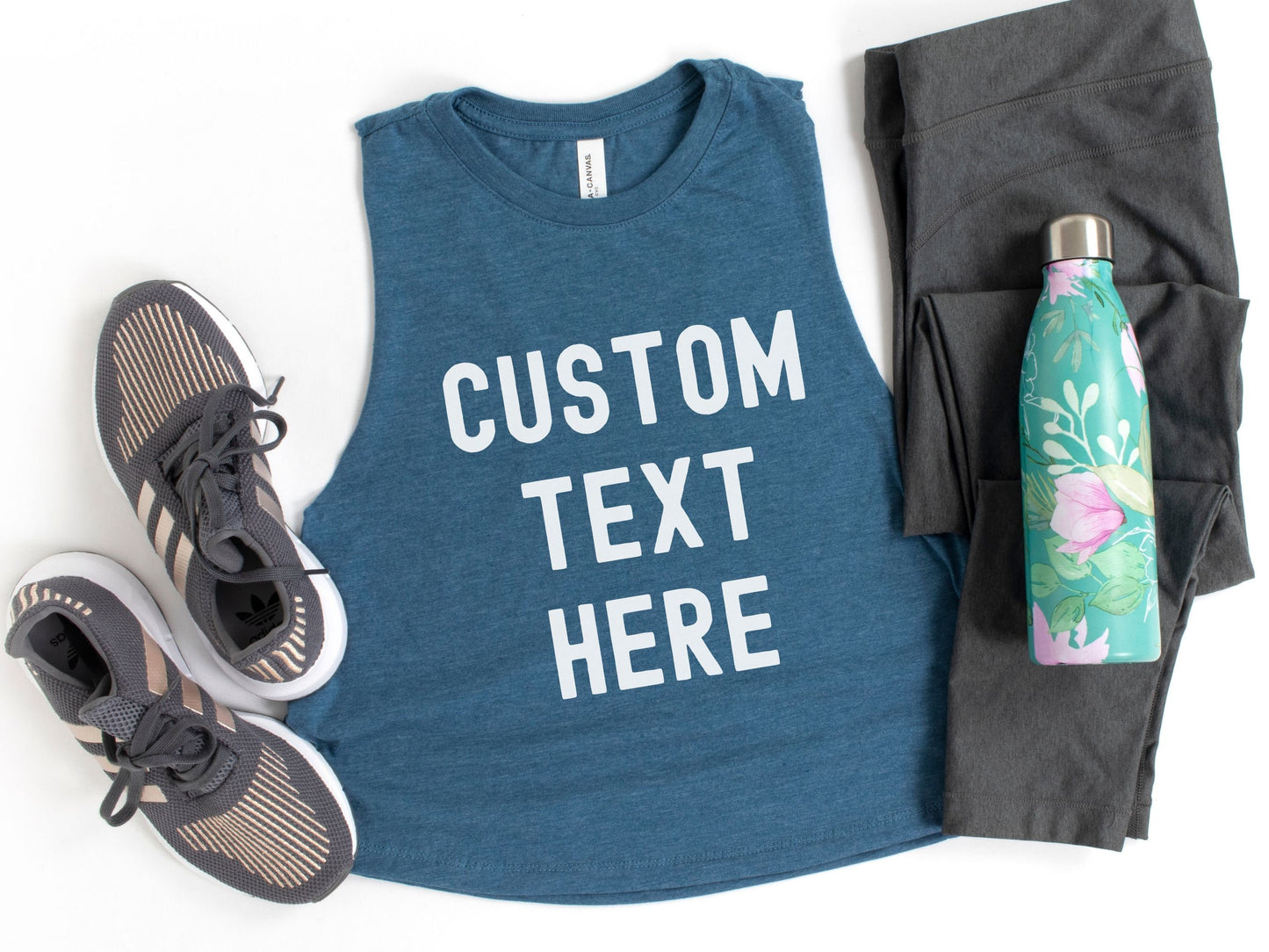 Custom Workout Crop Tank Top