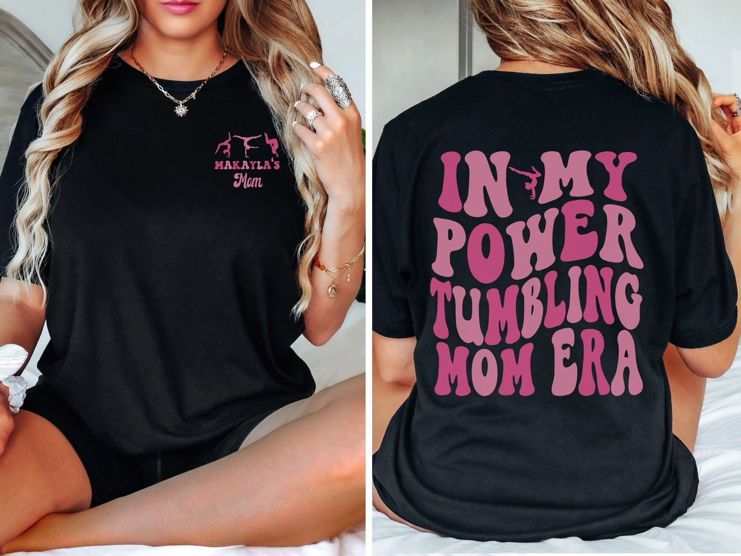 Personalized In My Power Tumbling Mom Era Shirt