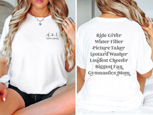 Personalized Gymnastics Mom Shirt