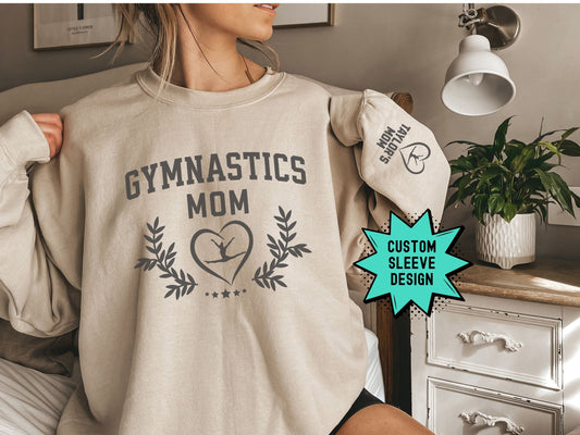 Personalized Gymnastics Mom Sweatshirt