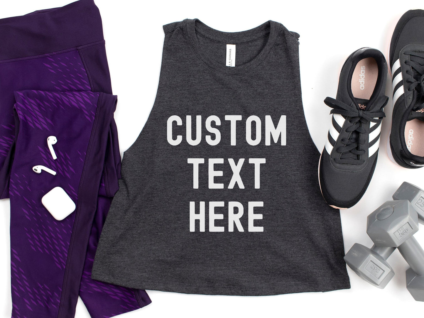 Custom Workout Crop Tank Top