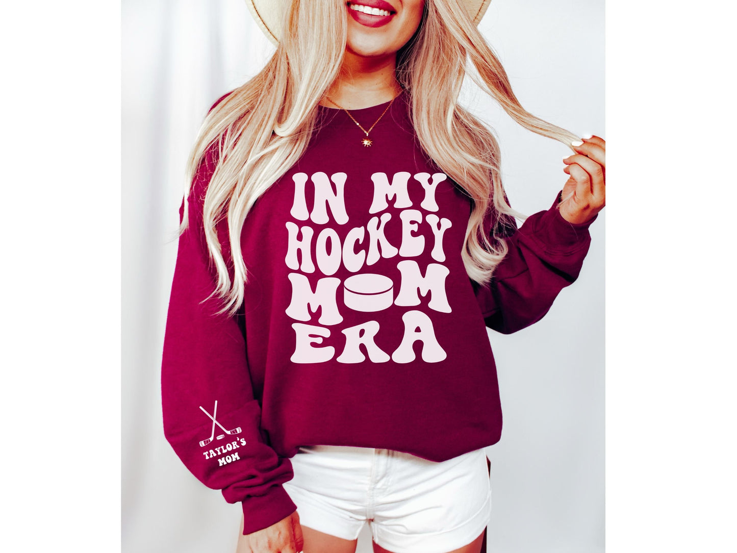 Personalized In My Hockey Mom Era Sweatshirt