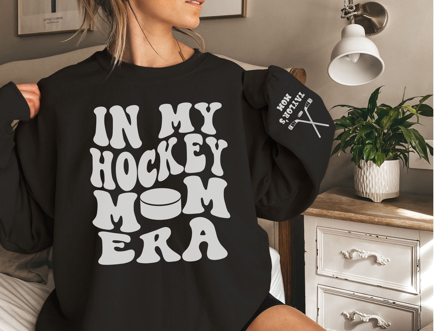 Personalized In My Hockey Mom Era Sweatshirt