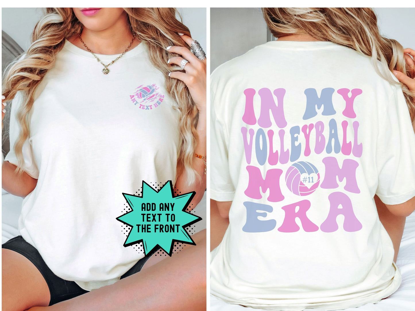 Personalized In My Volleyball Mom Era Shirt