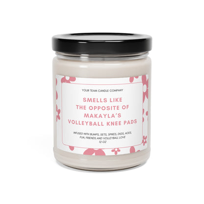 Custom Volleyball Candle