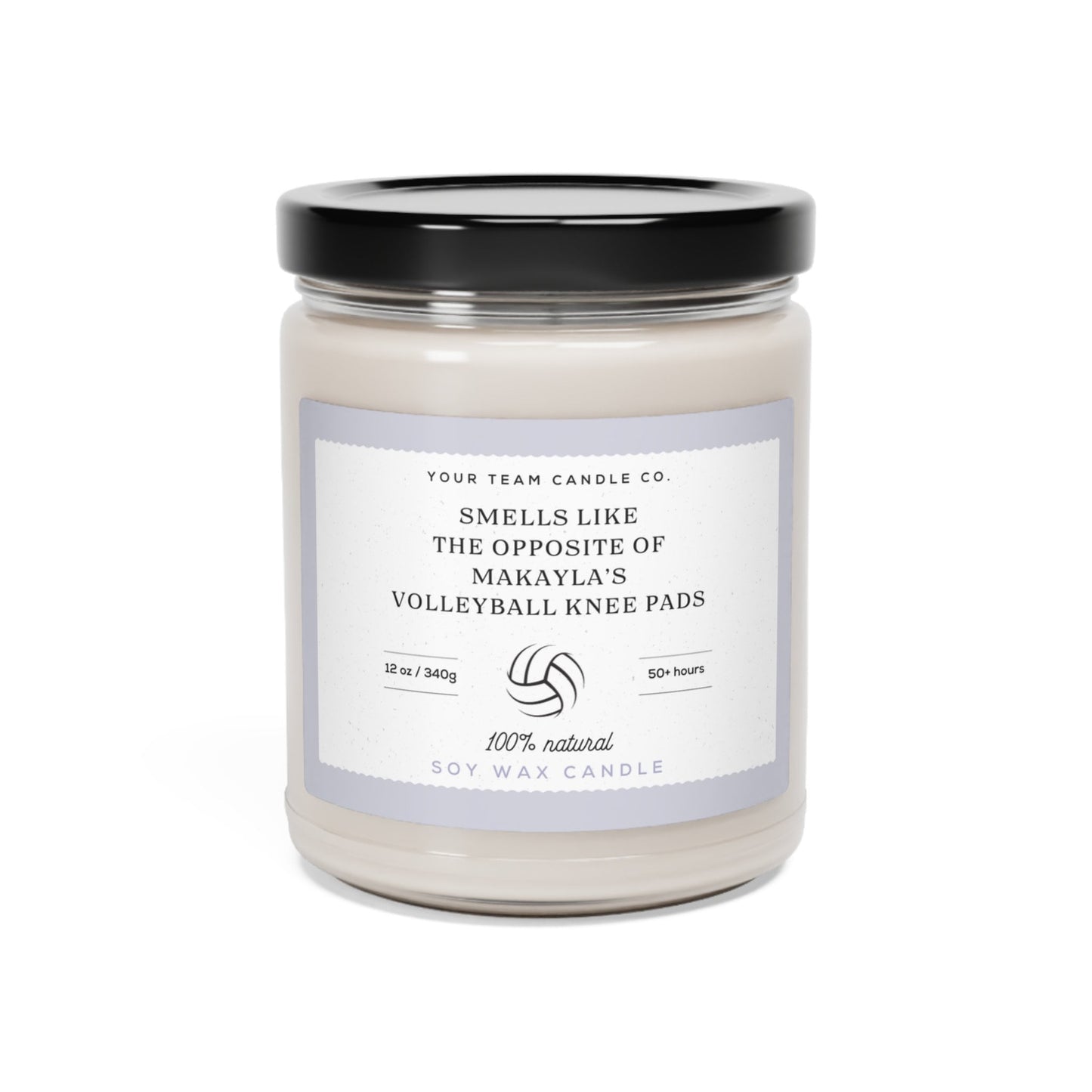 Personalized Smells Like the Opposite of Knee Pads Volleyball Candle