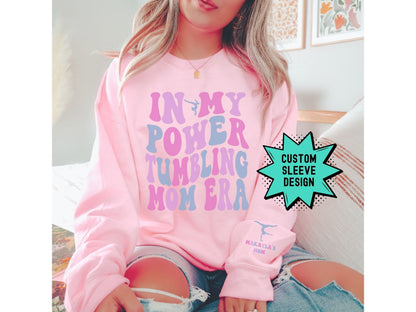 Personalized In My Power Tumbling Mom Era Sweatshirt