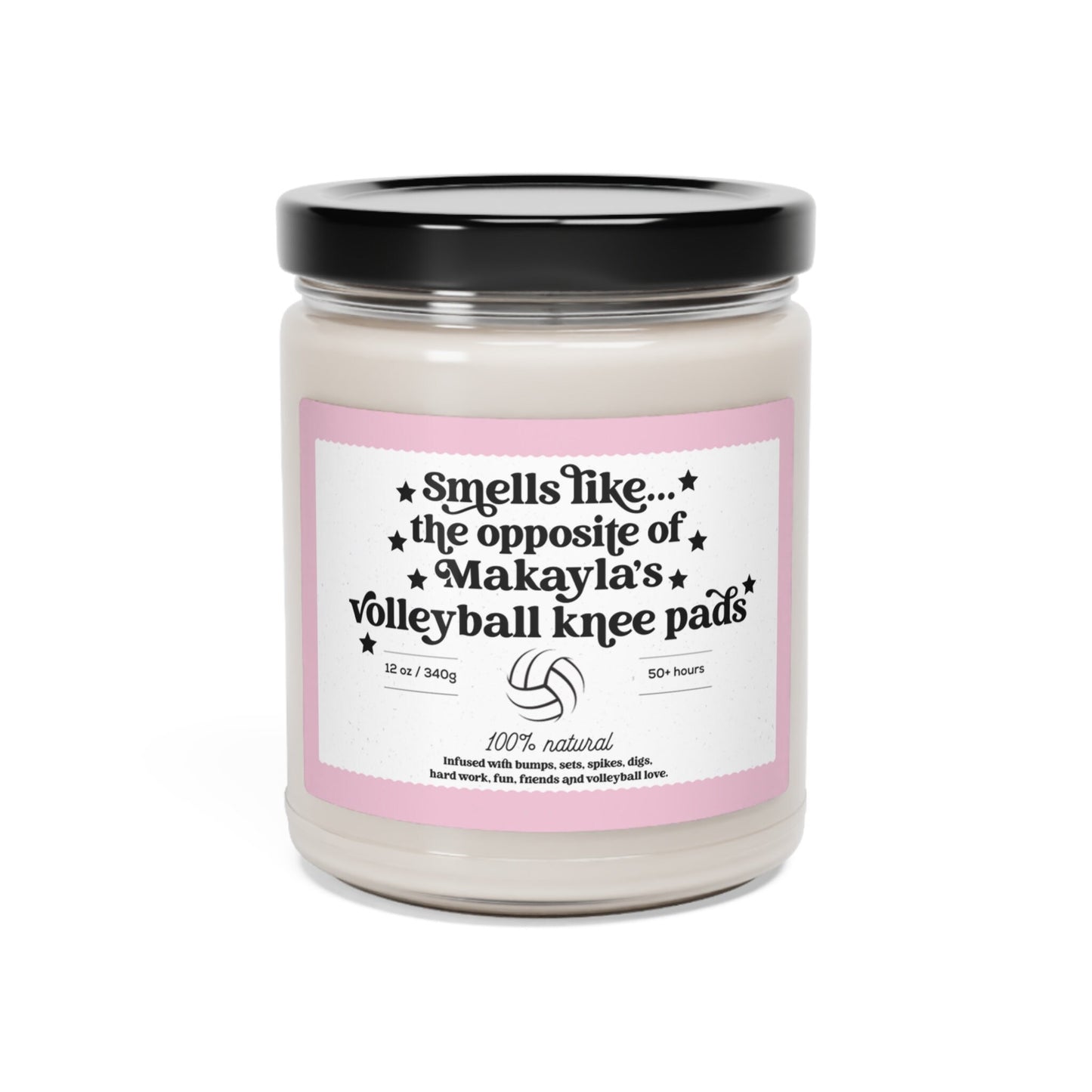 Personalized Smells Like the Opposite of Knee Pads Volleyball Candle