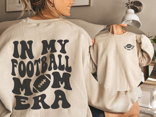 Personalized In My Football Mom Era Sweatshirt