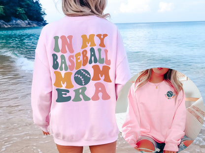 Personalized In My Baseball Mom Era Sweatshirt