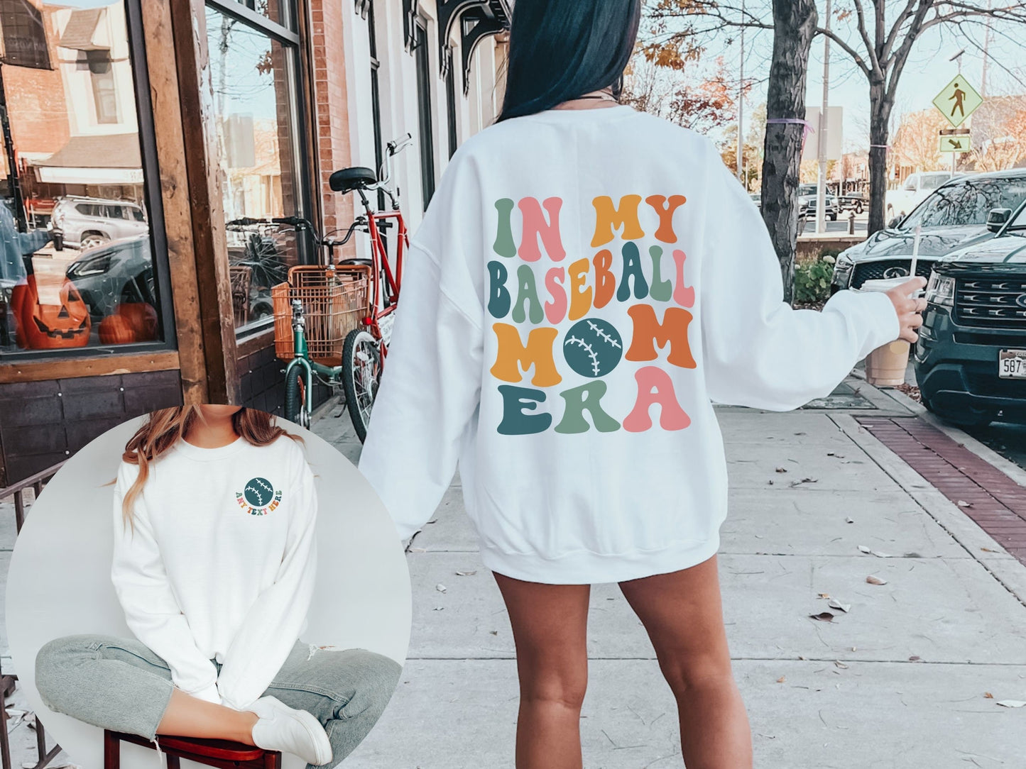 Personalized In My Baseball Mom Era Sweatshirt