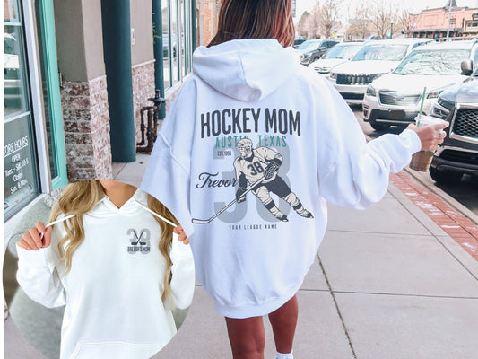 Personalized Hockey Mom Sweatshirt