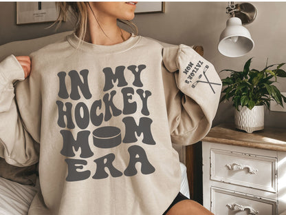 Personalized In My Hockey Mom Era Sweatshirt