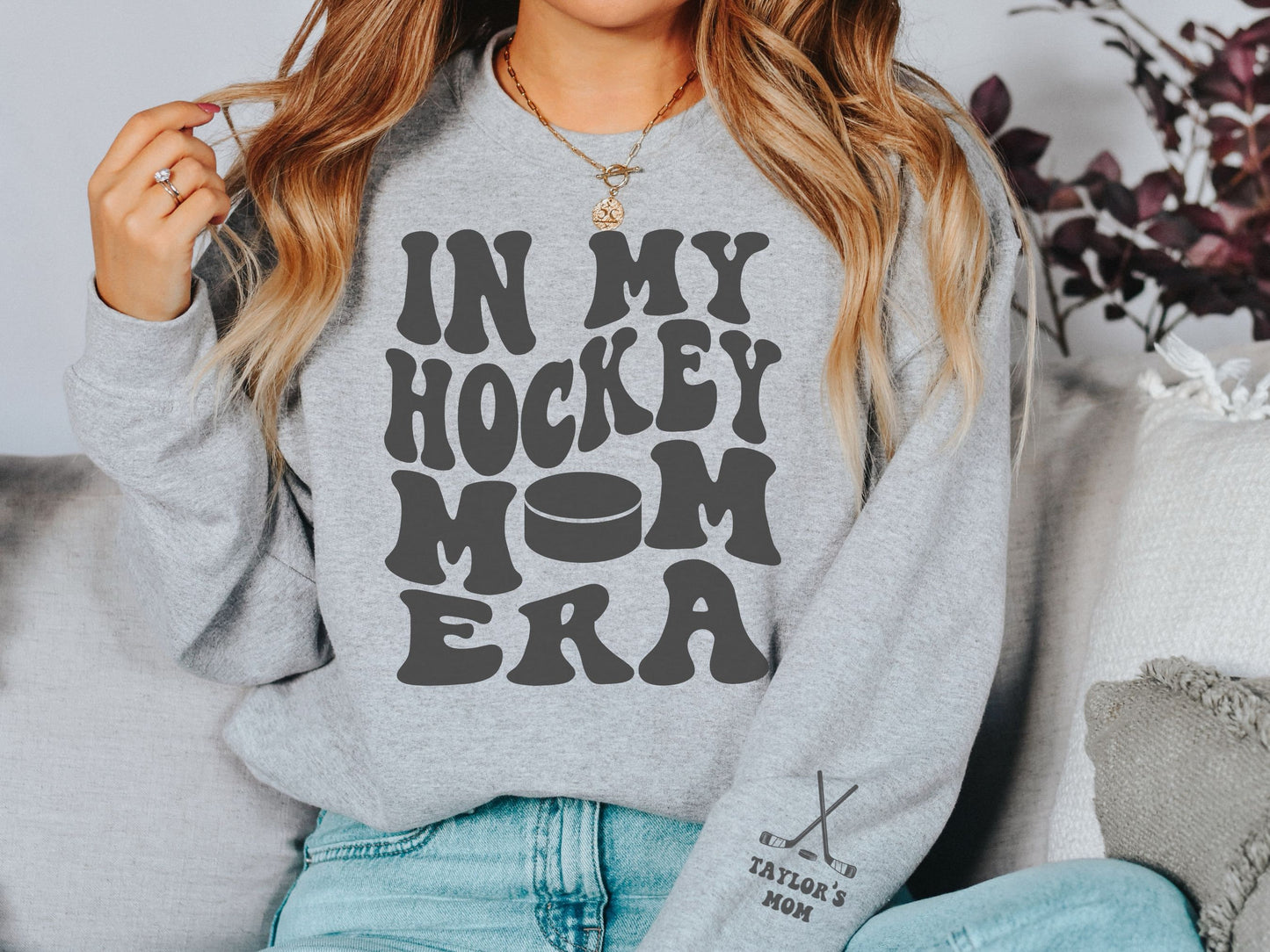 Personalized In My Hockey Mom Era Sweatshirt