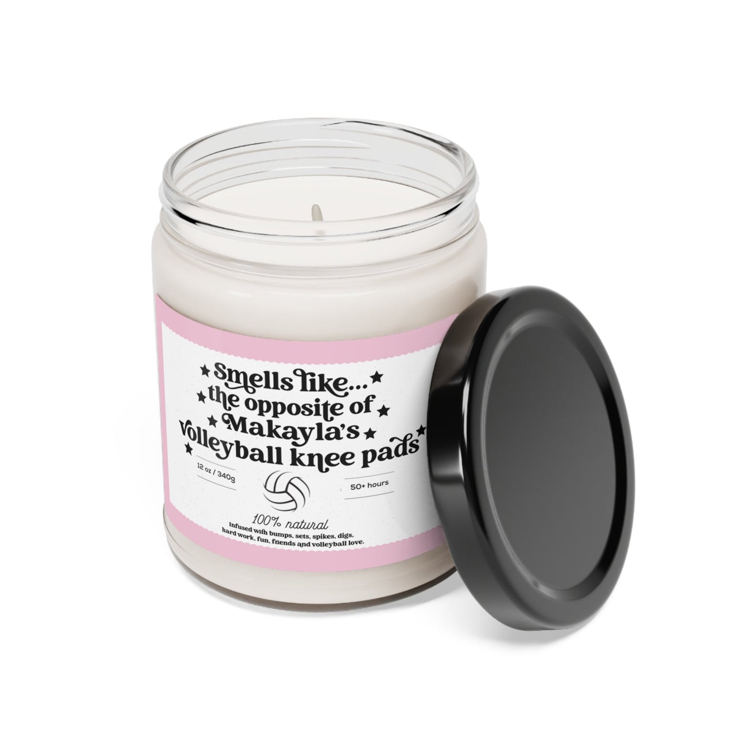 Personalized Smells Like the Opposite of Knee Pads Volleyball Candle