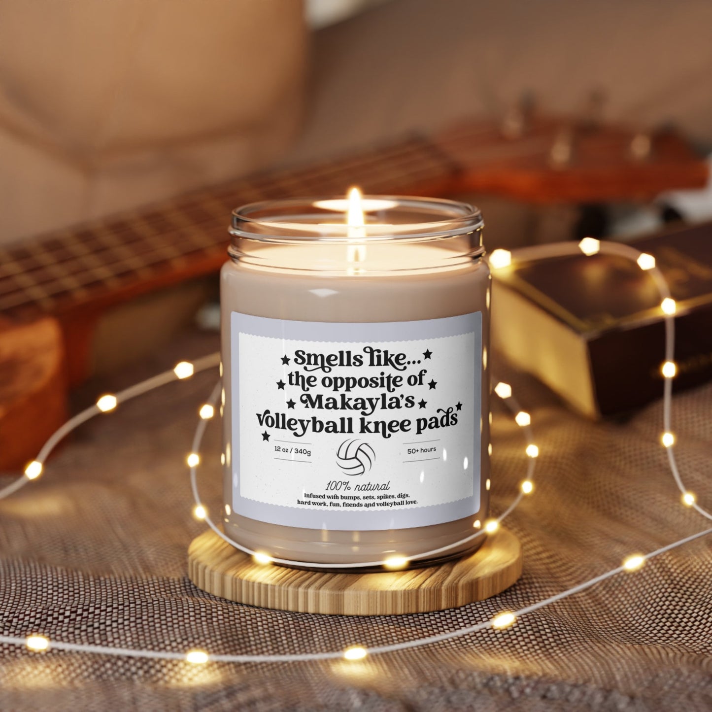 Personalized Smells Like the Opposite of Knee Pads Volleyball Candle