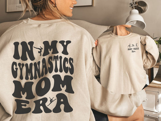 Personalized In My Gymnastics Mom Era Sweatshirt