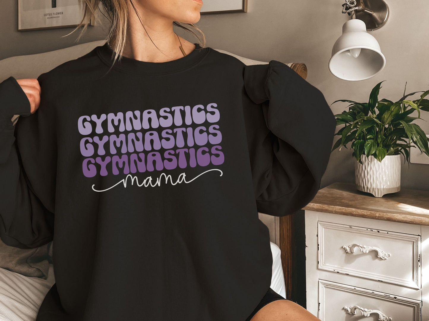 Custom Gymnastics Nana Mimi Grandma Granny, Auntie, Sister, Mom Shirt