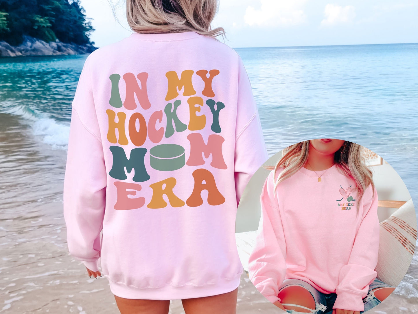Personalized In My Hockey Mom Era Sweatshirt