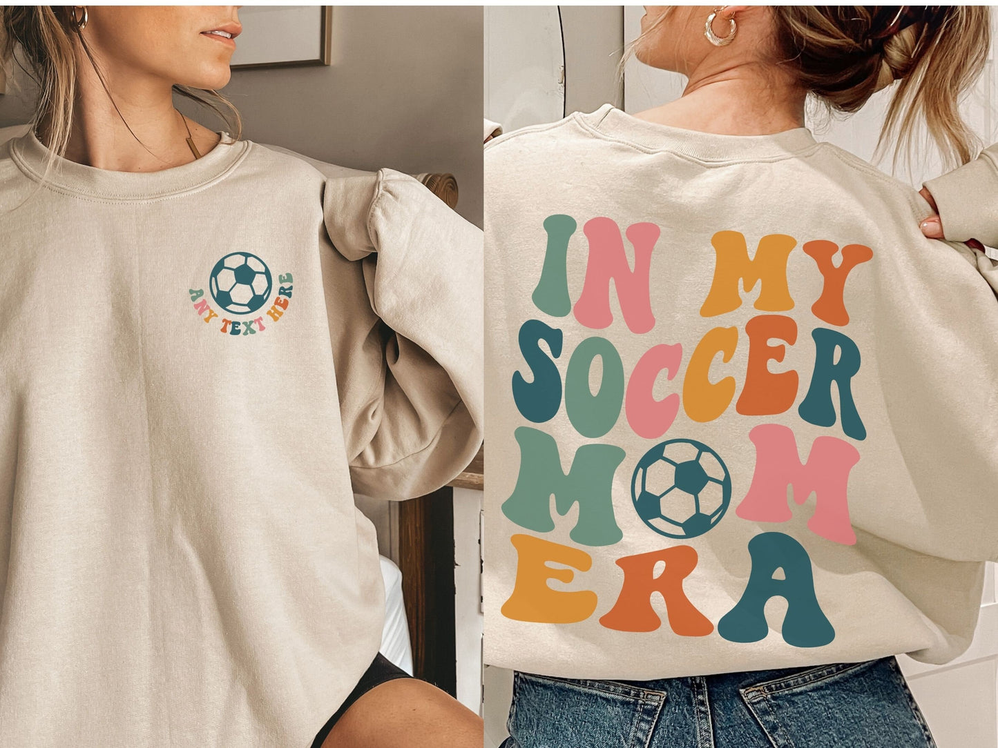 Personalized In My Soccer Mom Era Sweatshirt