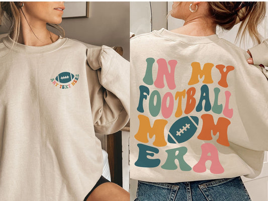 Personalized In My Football Mom Era Sweatshirt