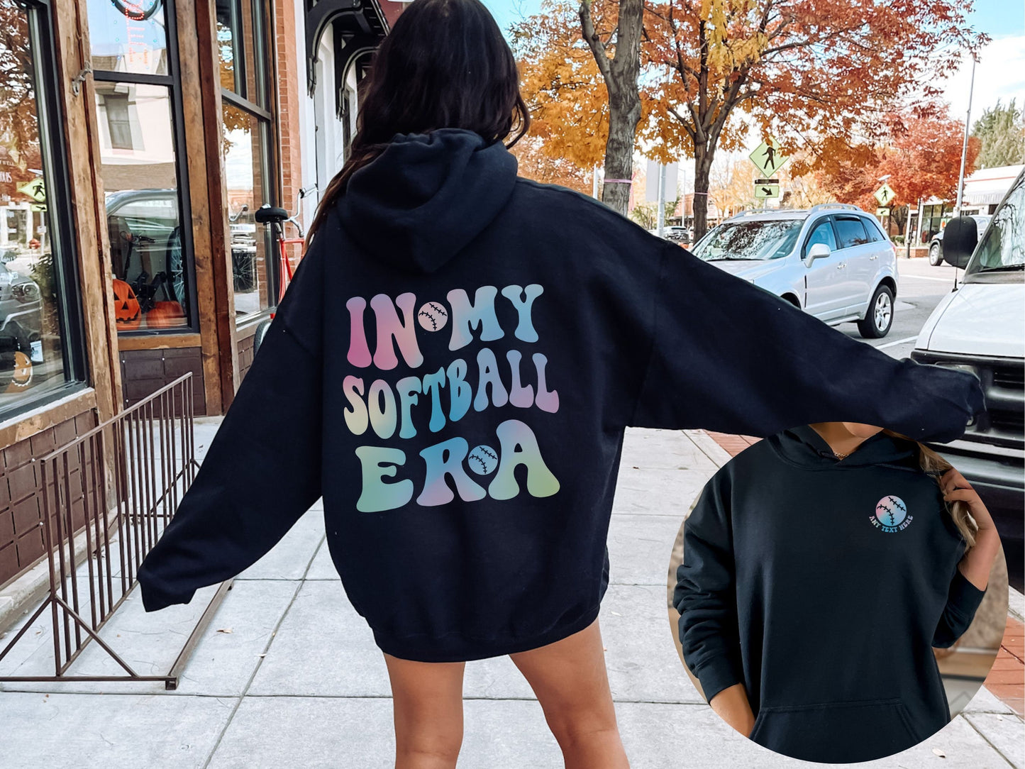 Personalized In My Softball Era Sweatshirt