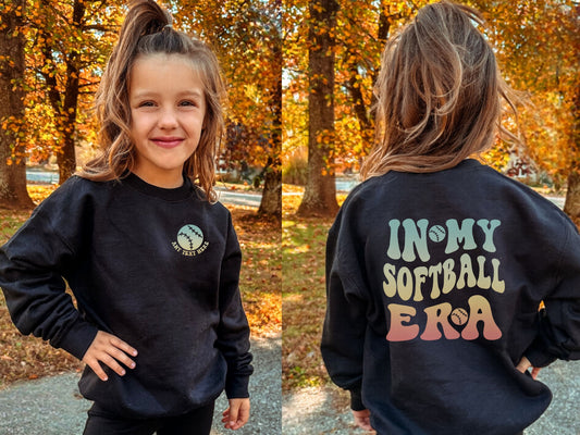 Personalized In My Softball Era Sweatshirt