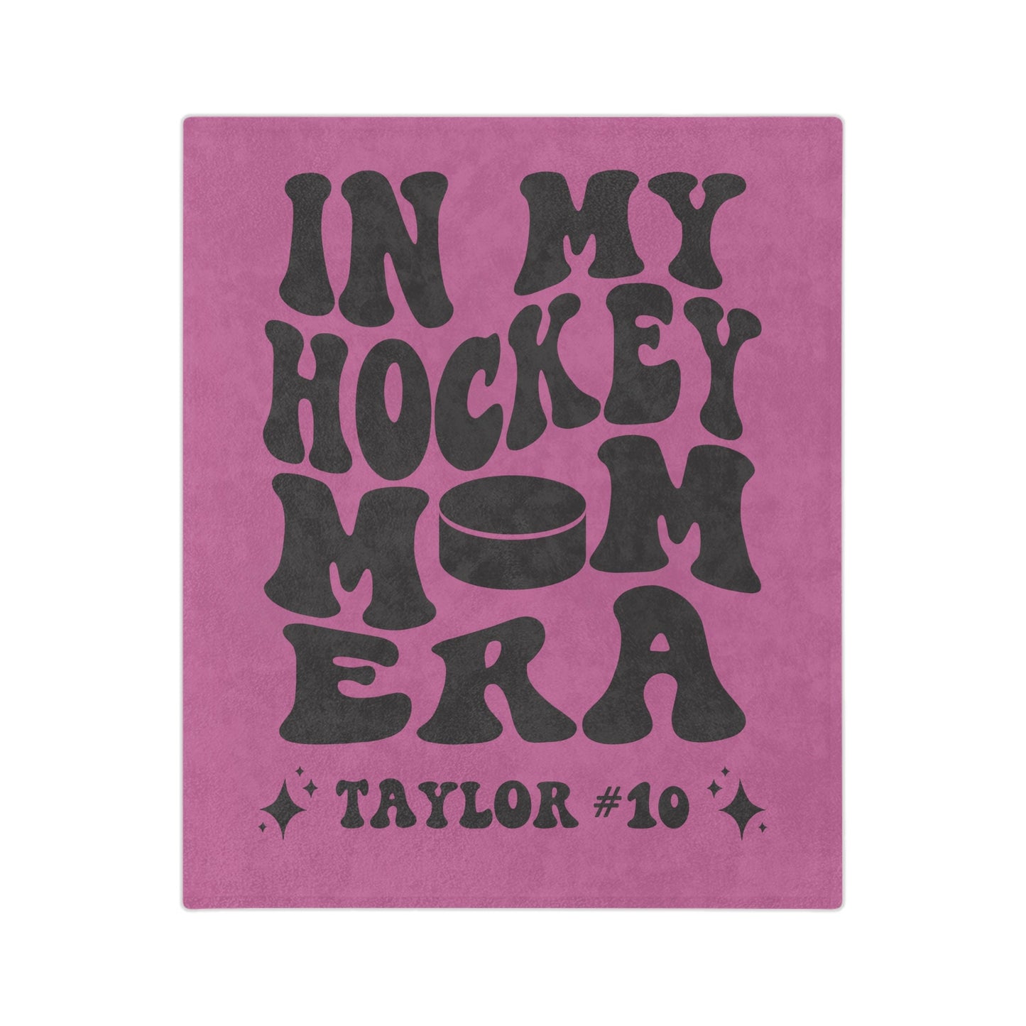 Personalized In My Hockey Mom Era Blanket