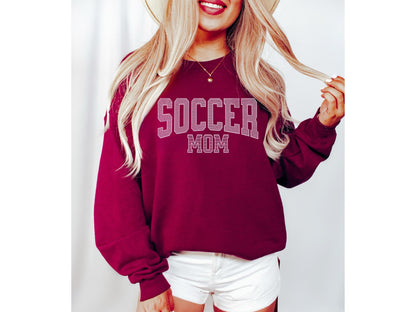 Soccer Mom Sweatshirt with Custom Sleeve Design