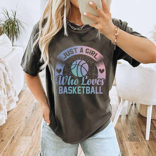 Just a Girl Who Loves Basketball Shirt