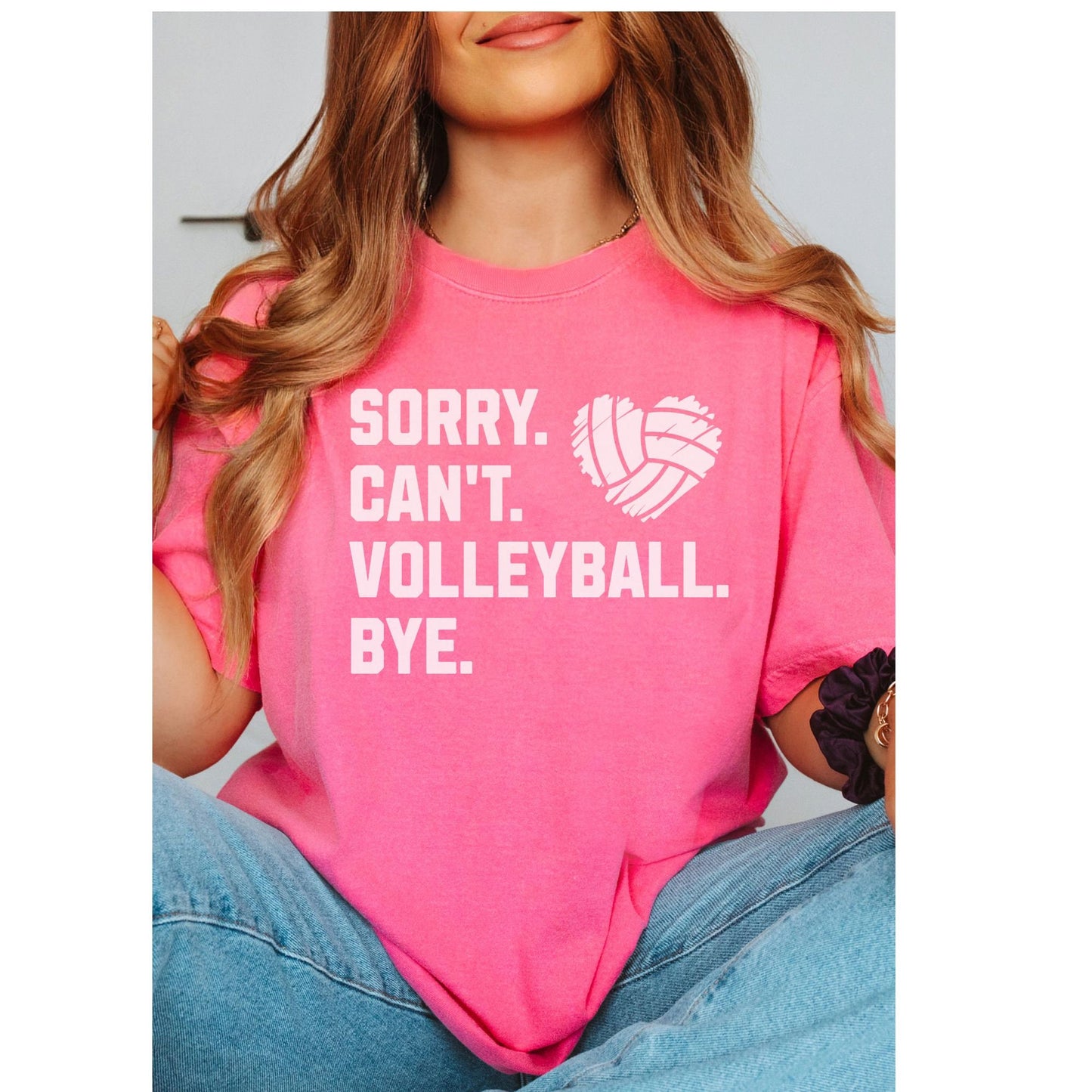 Sorry Can't Volleyball Bye T-Shirt