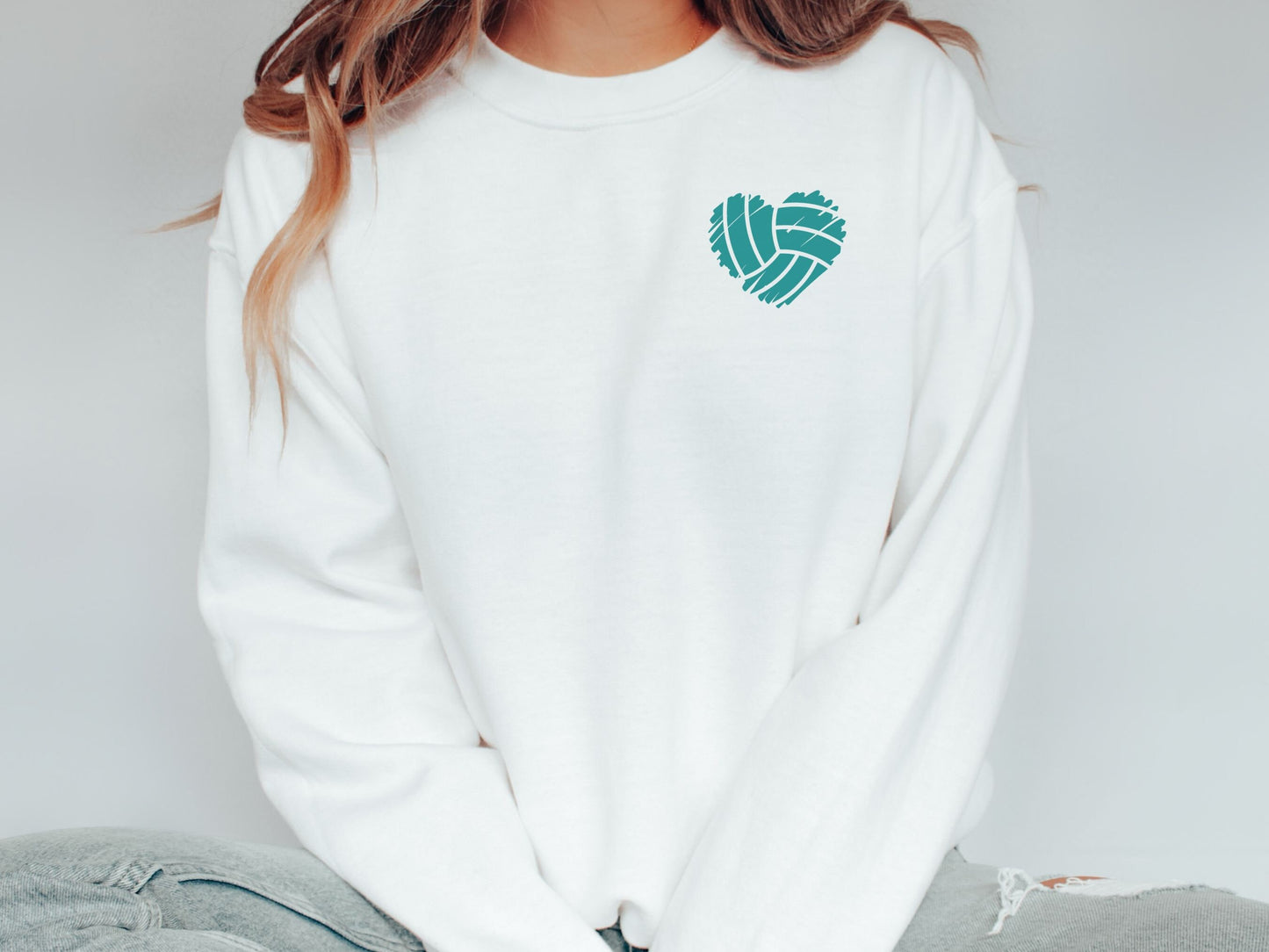 Bump Set Spike Repeat Volleyball Sweatshirt